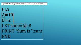 Qbasic Tutorial - LET Statement - Part 7