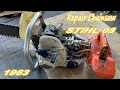 Repairing Chainsaw STIHL O8 / Fixing Starter / Replace Kit / STIHL Chainsaw 1963