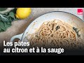 Spaghetti au citron et à la sauge - Les recettes de François-Régis Gaudry