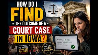 How do i find the outcome of a court case in Iowa