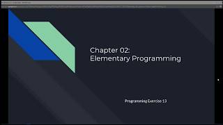 Intro to Java Chapter 02 Exercise 13 - Financial application: compound value
