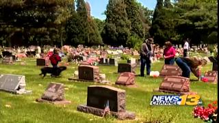Roselawn Cemetery on Memorial Day weekend