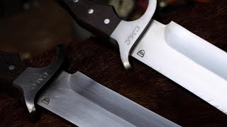 Forging a bowie knife set,  the complete movie.