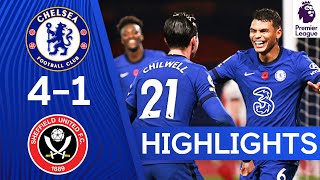 Chelsea 4-1 Sheffield United | Ziyech Stars As Silva Scores 1st Goal! | Premier League Highlights