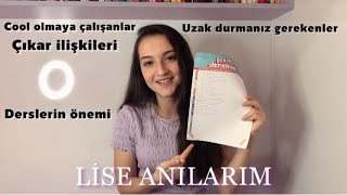 LİSEYE GEÇENLERE TAVSİYELER: GEÇMEYİN