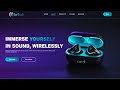 How to Create Earbuds Website Using HTML & CSS | Fast Code