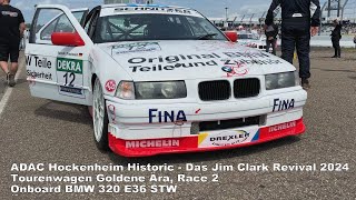 Onboard Schnitzer Classic BMW 320i STW Tourenwagen Goldene Ära Race 2 ADAC Hockenheim Historic 2024