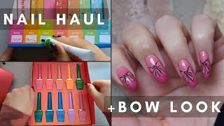 trying the coquette nail trend and a sweetie nail supply haul