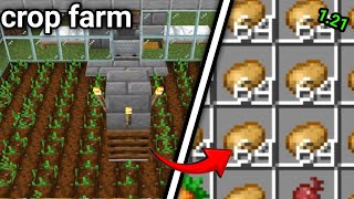 The best crop farm in Minecraft bedrock 1.21 tutorial