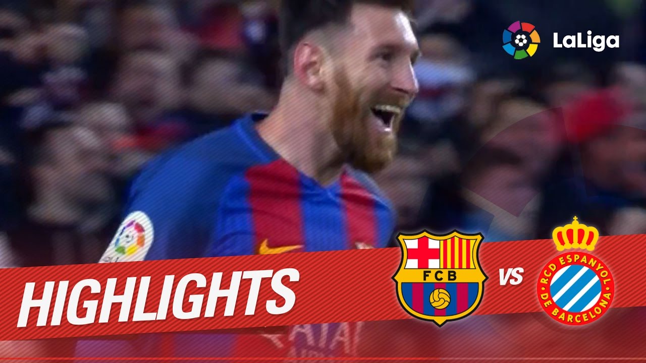 Resumen De FC Barcelona Vs RCD Espanyol (4-1) - YouTube