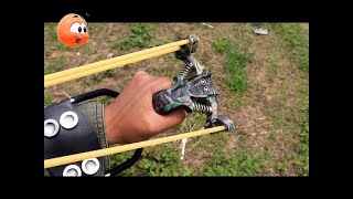 超威猛军用弹弓？据说能防丧尸攻击 Military slingshot 2018