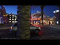 [4K] Downtown Long Beach California at Night 2022 Walking Tour & Travel Guide 🎧 Binaural City Sound