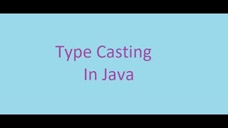 Java Basics Course || 31#Type Casting|| (ARABIC)