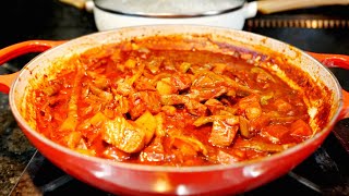 How to make THE BEST Mexican Style Pork in Red Chile Colorado Recipe | Views on the road