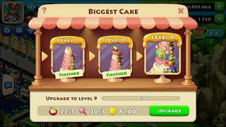 TOWNSHIP : Completing All Layer in Biggest Cake !!!!