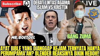 Ayat Biblos Yang Di Anggap Kejam,Ternyata Hanya Perumpama'an? Bang Blender Reaksinya Bikin Heboh.!!!