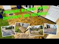 Pressure washing dirty driveways, patios and decking areas