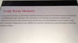Chapter 8 Presentation: Information Processing Theory