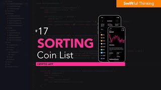 Sorting List data with MVVM and animations | SwiftUI Crypto App #17