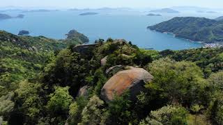 倉橋島の火山（ひやま）に登る