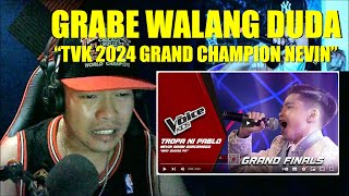 GRABE TALAGA BOSES NYA! | TVK: Nevin Adam Garceniego 'May Bukas Pa' | Grand Finals | REACTION VIDEO