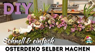 DIY - schnelle & einfache OSTERDEKO - Ast österlich dekorieren 🐣🐣🐣