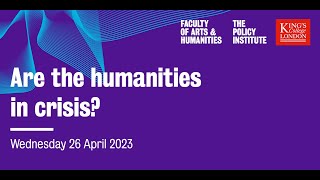Are the humanities in crisis?