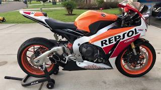 2015 CBR1000rr Stock VS Toce Exhaust.