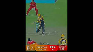 Hussain Talat amazing bowling against Peshawar zalmi 😱|Pz Vs Iu|PSL06|#pzvsiu #shorts #hblpsl6