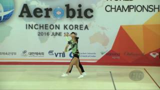 Japan 2 (JPN) - 2016 Aerobic Worlds, Incheon (KOR) - Qualifications Mixed Pair