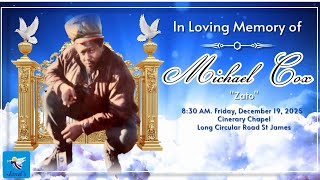 Michael "Zato" Cox Funeral Service Livestream