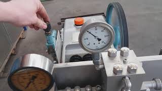 Live Test run on a Alfa Laval Piston homogeniser - SKU 250K260