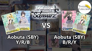 Aobuta (Y/R/B) vs. Aobuta (B/R/Y) [Weiss Schwarz]