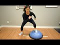 ankle ligament sprain bosu ball lateral shuffle