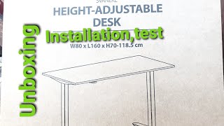 Unboxing állítható magasságú asztal (Height-Adjustable desk)  #capcut #mrszilee #unboxing