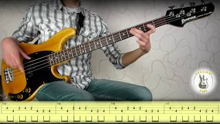 Michael Jackson - Billie Jean (bass cover) with tabs