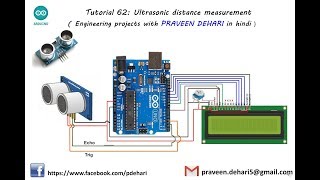 Ultrasonic distance measurement : Tutorial 62