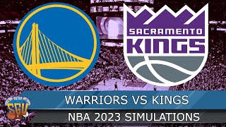 Golden State Warriors vs Sacramento Kings | NBA Today 4/7/2023 Full Game Highlights - NBA 2K23 Sim