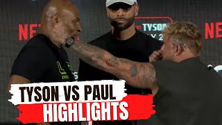 Mike Tyson vs Jake Paul Press Conference HIGHLIGHTS