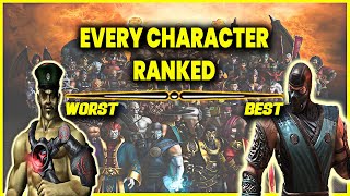 All  Mortal Kombat Characters Ranked From Worst to Best!