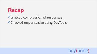Add Compression to Express in Node.js