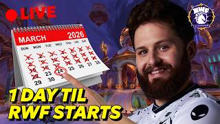 🔴LIVE | RWF TV | COUNTDOWN TO RACE TO WORLD FIRST | 1 DAY TIL MYTHIC