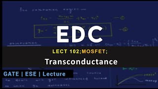 Lecture 102; MOSFET; Transconductance