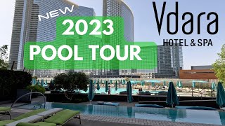 NEW 2023 VDARA POOL TOUR  #lasvegas #vdara #vegas