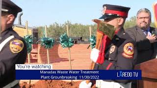 Manadas Waste Water Treatment Plant Groundbreaking 113022