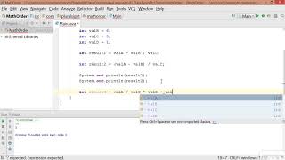 Java Tutorials 1 - 23Variables, Data Types, and Math Operators Demo Operator Precedence