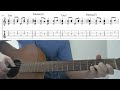 I Just Called To Say I Love You (Stevie Wonder) - Easy Fingerstyle Guitar Playthrough With Tab