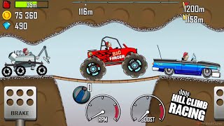 Running Crazy Vehicles in Cave - Hill Climb Racing