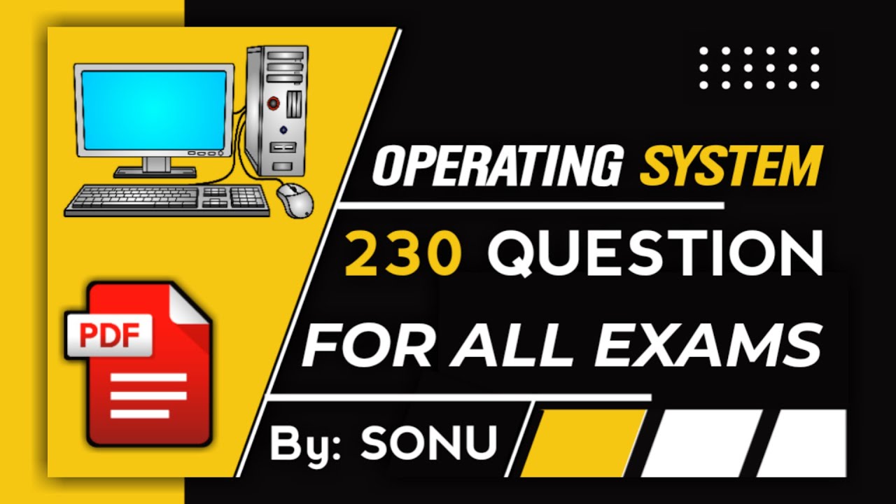 Operating System MCQ | OS Most Important Questions And Answers E-Book ...