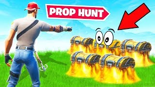 *RANDOM* Prop Hunt CHESTS for LOOT! *NEW* Game Mode in Fortnite